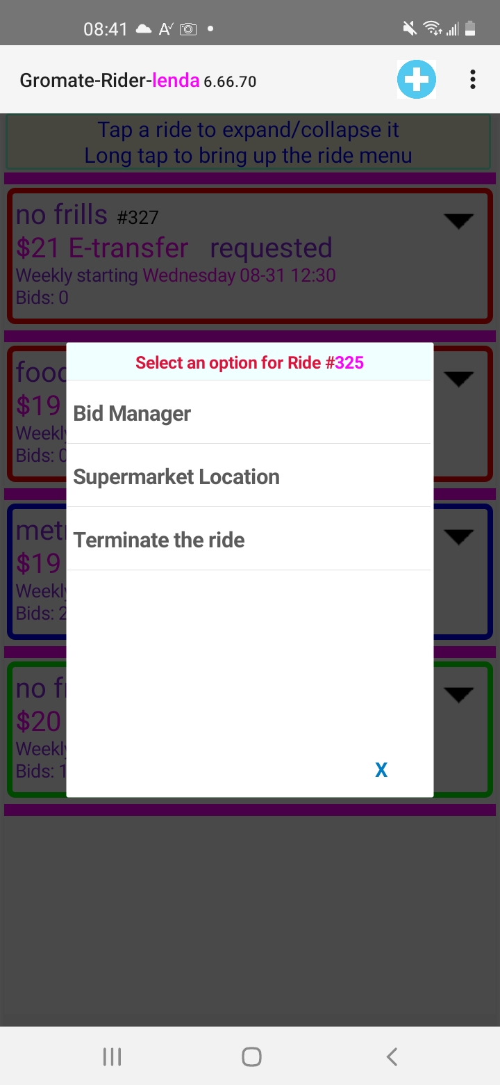 ride management